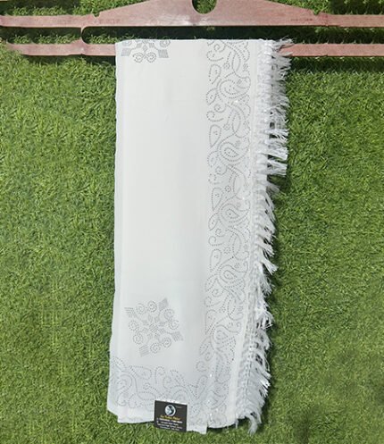 Linen cotton saree