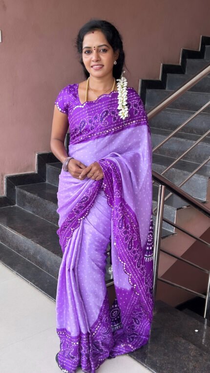 Mirror Silk Saree