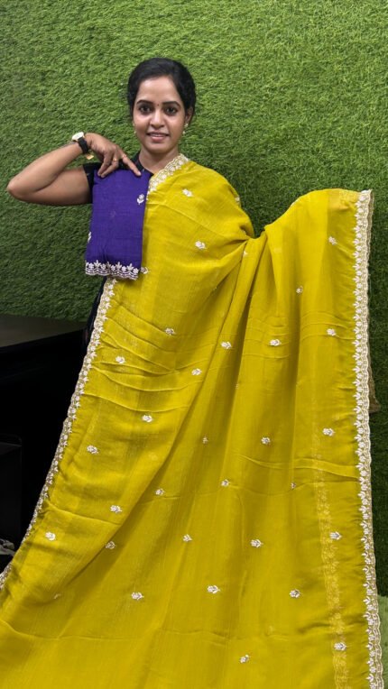 Crunchy Silk Saree